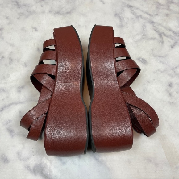 Free People Hazel Strappy Leather Platform Sandals - Picture 8 of 12